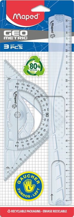 Kit de dessin Maped GEOMETRIC pour gauchers