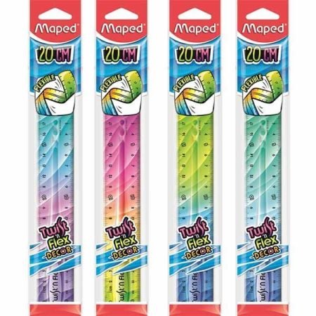 Règle Maped Twist'n Flex DECOR 20 cm incassable