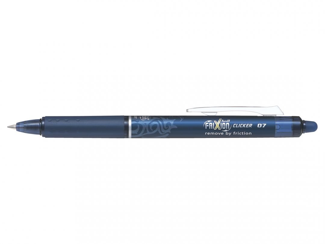 Stylo Pilot Frixion Clicker 07 effaçable et rechargeable
